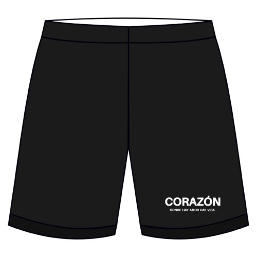 【CORAZÓN】プラクティスハーフパンツ BÁSICO 2（ブラック）