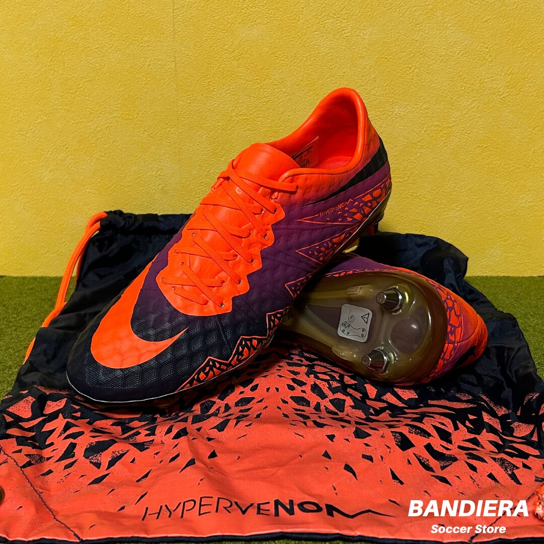 NIKE ナイキ サッカースパイク ハイパーヴェノム フィニッシュ SG-PRO（クリムゾン×パープル）768898 846