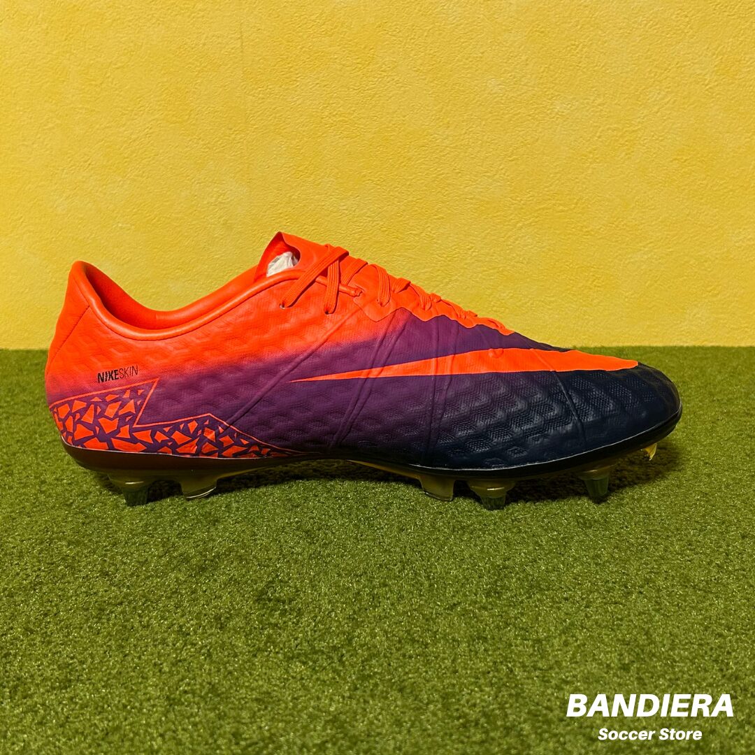 NIKE ナイキ サッカースパイク ハイパーヴェノム フィニッシュ SG-PRO（クリムゾン×パープル）768898 846