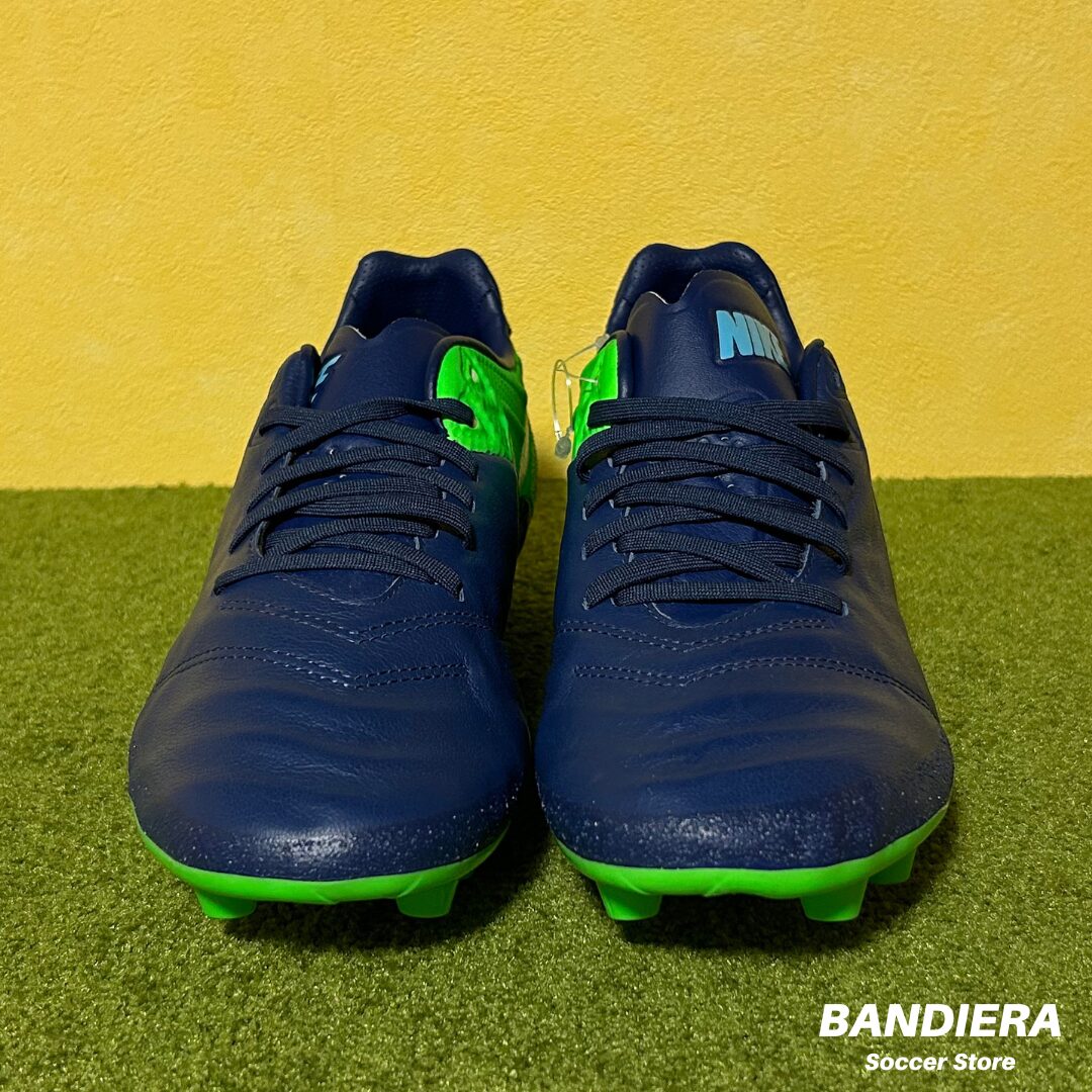 NIKE ナイキ サッカースパイク ティエンポ レガシー II HG-E（ネイビー×グリーン）819219 443