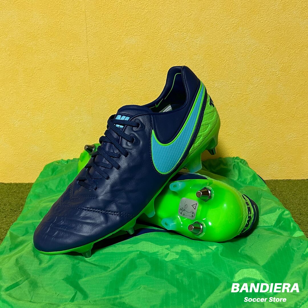 NIKE ナイキ サッカースパイク ティエンポ レジェンド VI SG-PRO ACC（ネイビー×グリーン）819680-444