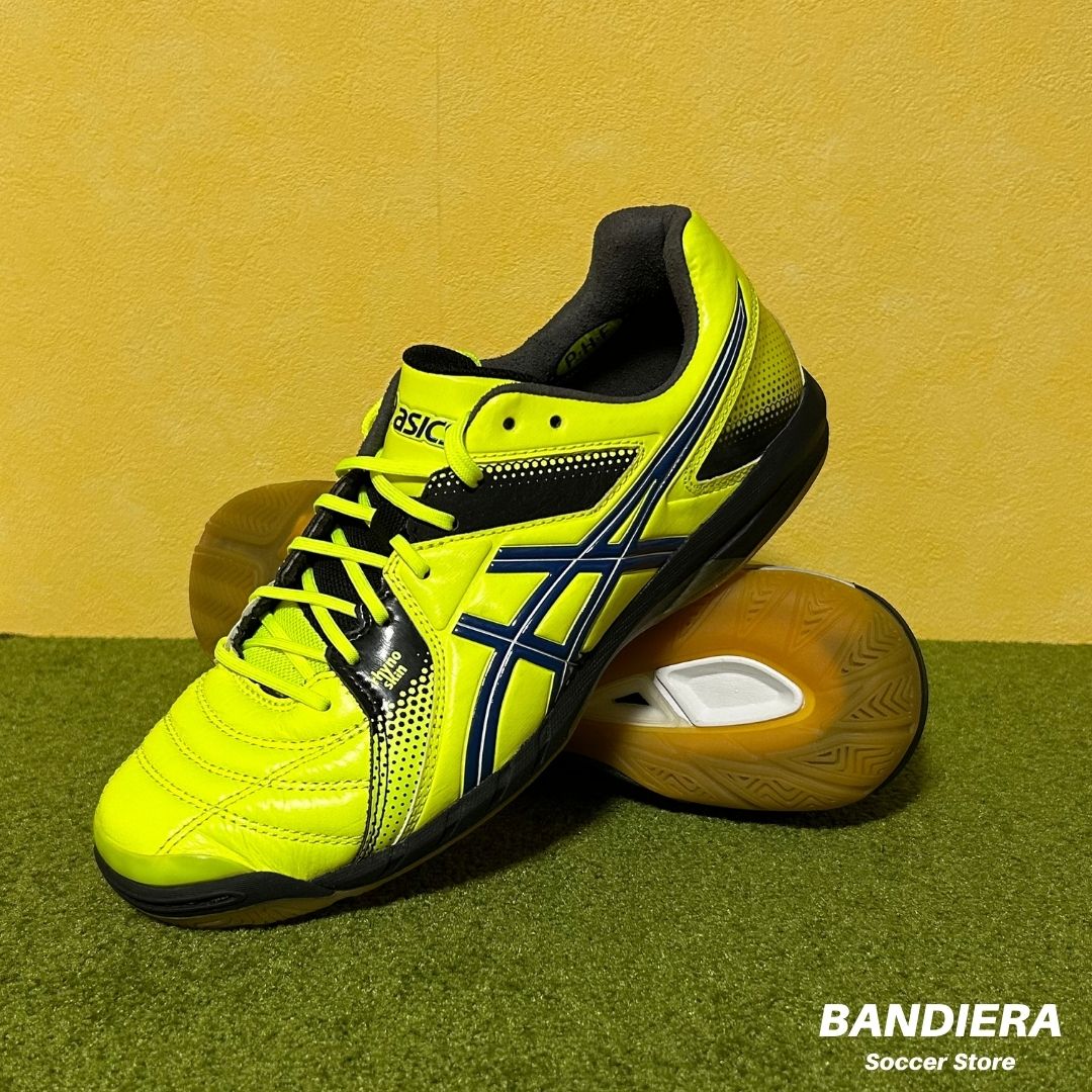 ASICS アシックス フットサルシューズ デスタッキ 6J（フラッシュイエロー×ディープブルー）TST216
