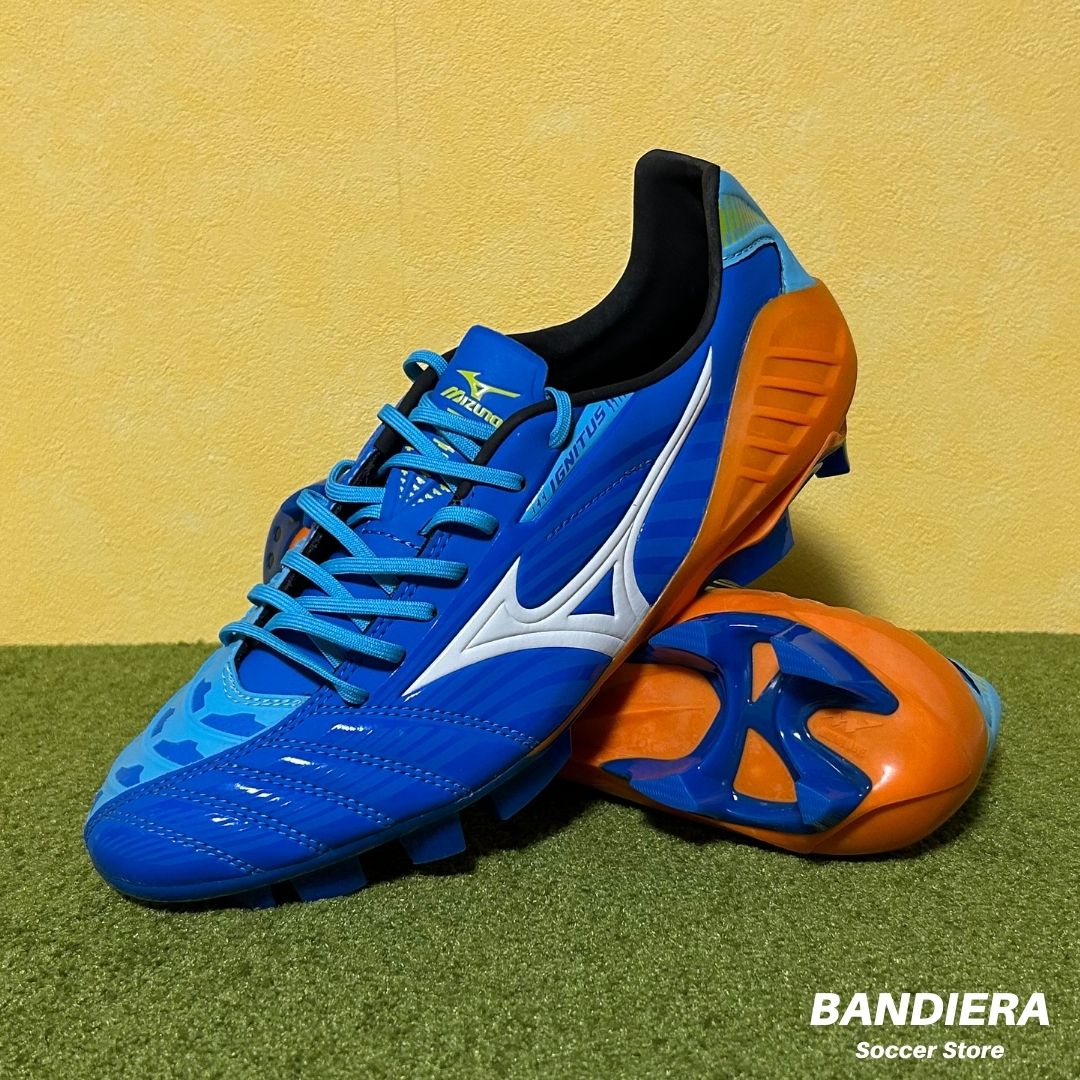 MIZUNO ミズノ サッカースパイク ウエーブ イグニタス 3 SL（ブルー×オレンジ）P1GA143101
