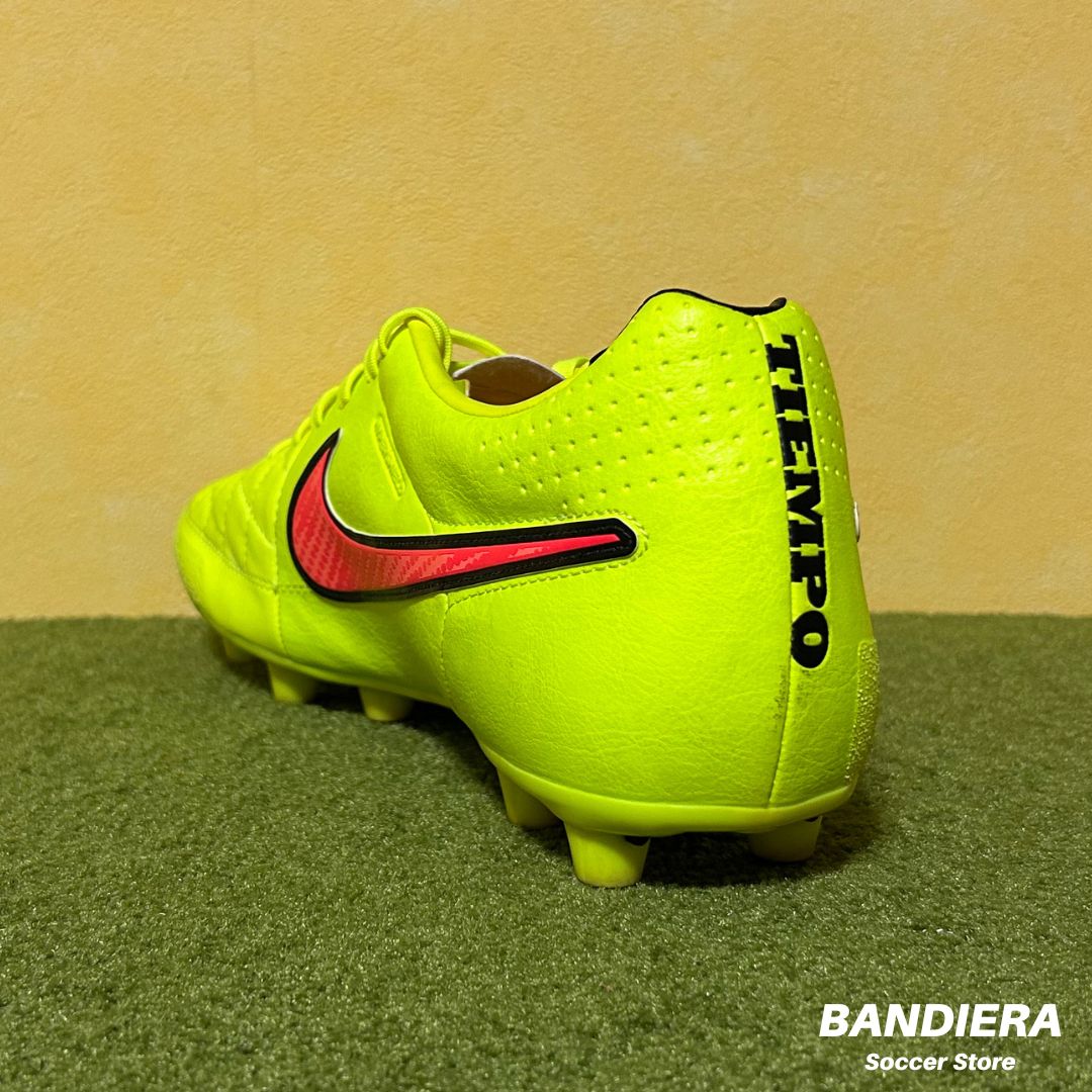 NIKE ナイキ サッカースパイク ティエンポ レガシー HG-E（蛍光イエロー×レッド）658108 770