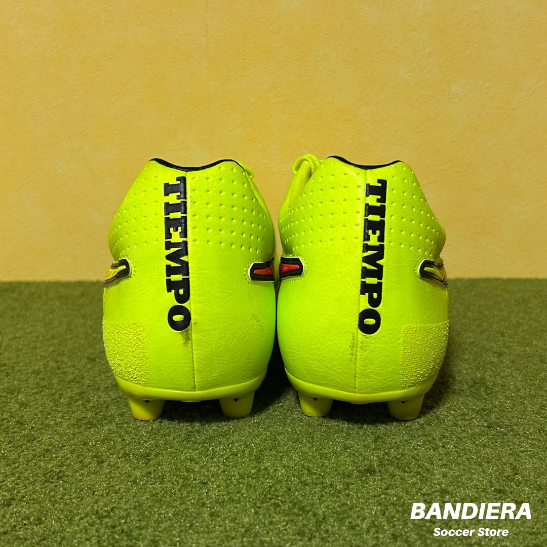 NIKE ナイキ サッカースパイク ティエンポ レガシー HG-E（蛍光イエロー×レッド）658108 770