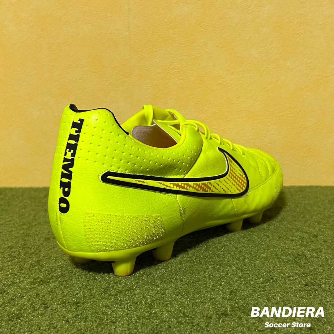 NIKE ナイキ サッカースパイク ティエンポ レガシー HG-E（蛍光イエロー×レッド）658108 770
