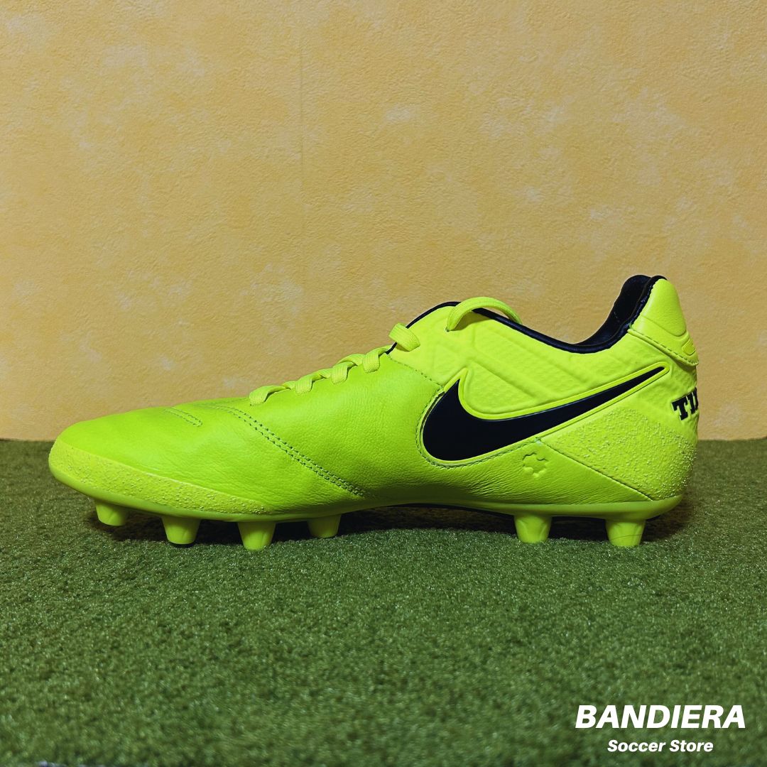 NIKE ナイキ サッカースパイク ティエンポ レガシー Ⅱ HG-E（蛍光イエロー）819219 707