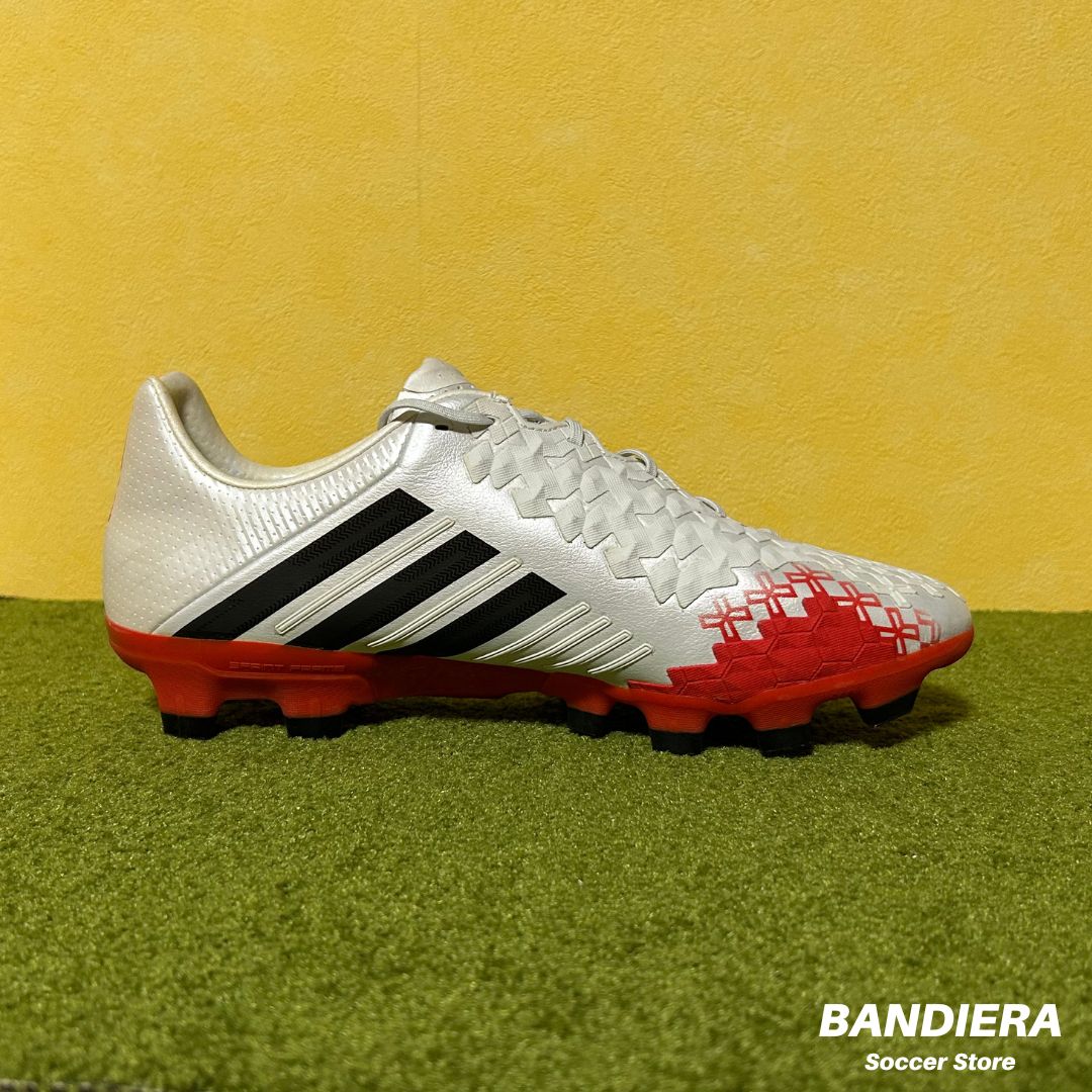 ADIDAS アディダス サッカースパイク プレデター リーサルゾーン ジャパン TRX HG（ホワイト×レッド）Q21724