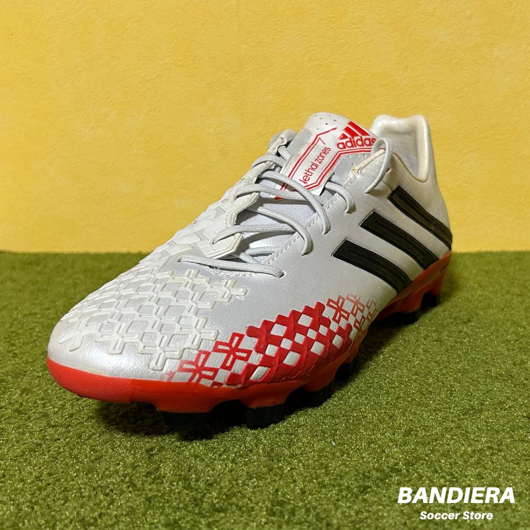 ADIDAS アディダス サッカースパイク プレデター リーサルゾーン ジャパン TRX HG（ホワイト×レッド）Q21724