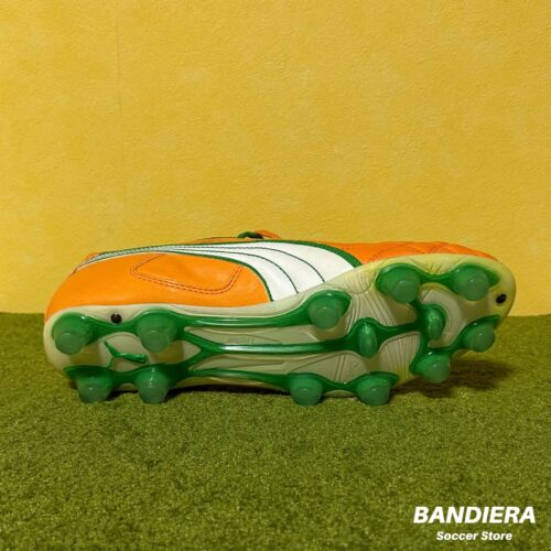 PUMA プーマ サッカースパイク パラメヒコライト HG（オレンジ×グリーン）102394 06
