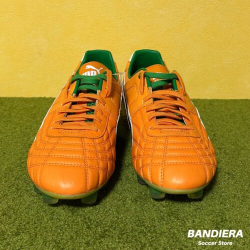 PUMA プーマ サッカースパイク パラメヒコライト HG（オレンジ×グリーン）102394 06